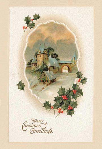 Hearty Christmas Greetings 20x30 poster