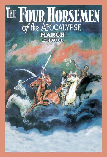 The Four Horsemen of the Apocalypse March 20x30 poster