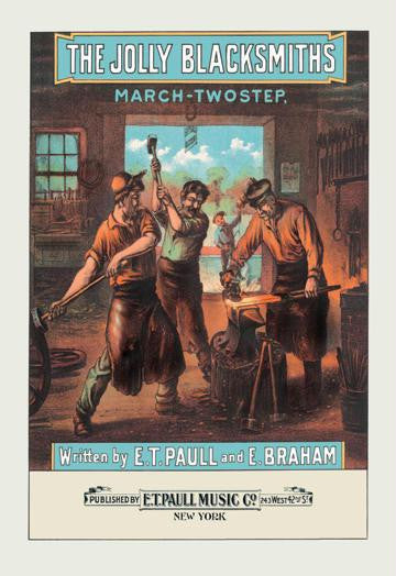 The Jolly Blacksmiths: March Two-Step 20x30 poster