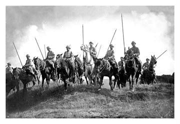 French Lancers Ready to Follow Up a German Retreat 20x30 poster