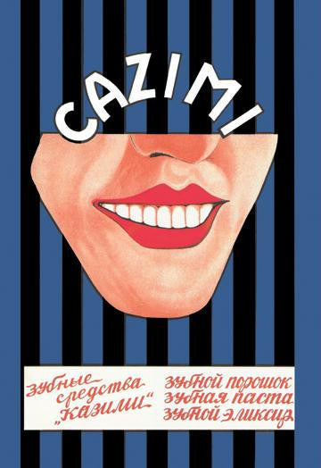 Kazimi Dental Products: Toothpaste, Powder, and Mouthwash 20x30 poster