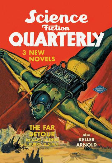 Science Fiction Quarterly: Rocket Man Attacks 20x30 poster