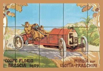 Coupe Florio Brescia 20x30 poster