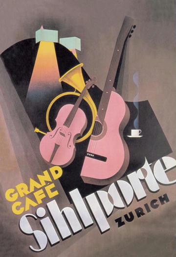 Sihlporte Grand Caf  20x30 poster