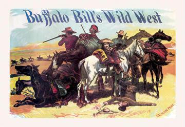 Buffalo Bill: Besieged Cowboys 20x30 poster