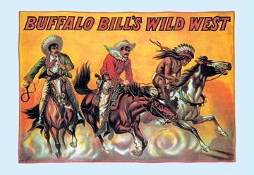 Buffalo Bill: Three Riders 20x30 poster