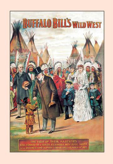 Buffalo Bill: Visit of the Majesties 20x30 poster