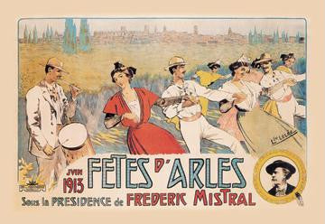 Fetes d&#39;Arles 20x30 poster