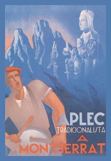 Montserrat: Aplec Tradicionalista 20x30 poster