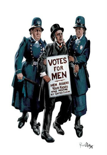 Votes for Men: Suffragists&#39; Revenge 20x30 poster