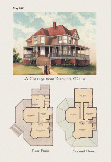 A Cottage Near Portland, Maine 20x30 poster