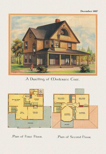 A Dwelling of Moderate Cost 20x30 poster