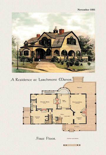 A Residence at Larchmont Manor 20x30 poster