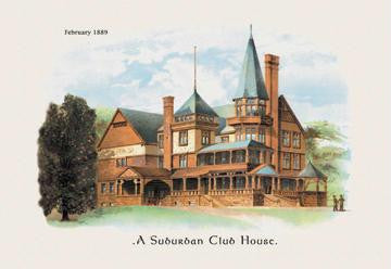 Suburban Club House 20x30 poster