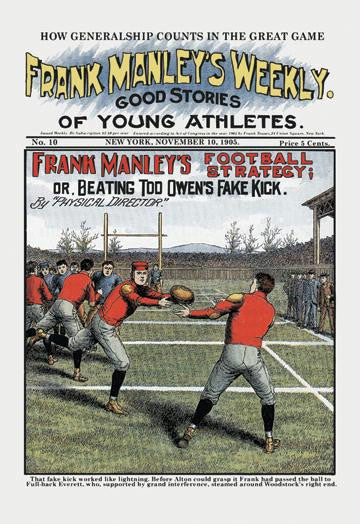 Frank Manley&#39;s Football Strategy 20x30 poster