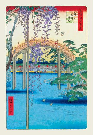 Grounds of the Kameido Tenjin Shrine 20x30 poster