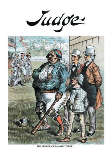 Judge: Democracy&#39;s Pitcher 20x30 poster