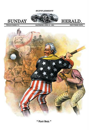 Sunday Herald Supplement: Play Ball 20x30 poster