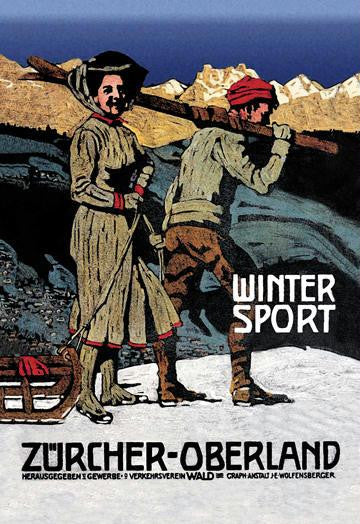 Winter Sport: Cross-Country Skiing 20x30 poster