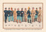 Uniforms (4 Cavalry, 2 Engineers, 1 Hospital, 2 Staff, 2 Signal Corps), 1899 20x30 poster