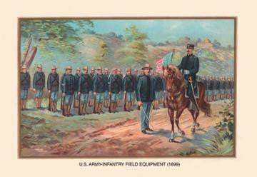 U.S. Army Infantry Field Equipment, 1899 20x30 poster