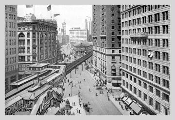 Looking Down Broadway Towards Herald Square, 1911 20x30 poster