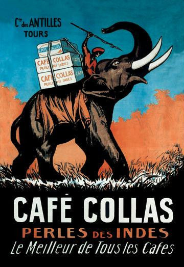 Caf  Collas 20x30 poster