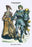 German Costumes: Noble Woman and Knight 20x30 poster