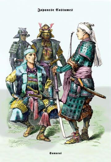 Japanese Costumes: Samurai 20x30 poster