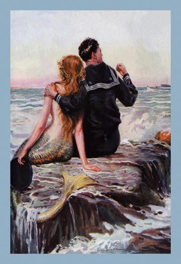 Sailor and Mermaid 20x30 poster