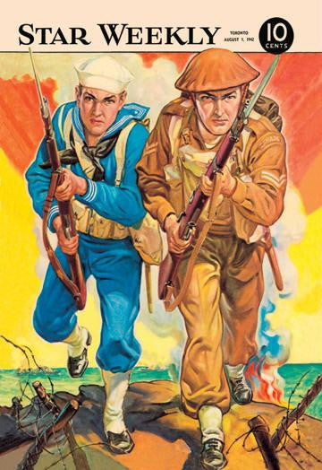 Soldier and Sailor 20x30 poster