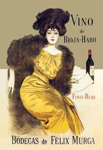 Vino de Rioja-Haro 20x30 poster