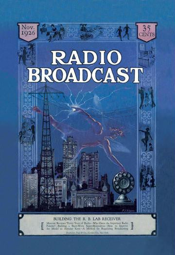 Radio Broadcast - Building the R.B. Lab Receiver 20x30 poster