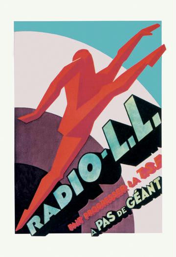 Radio - L.L.: Modern Running Man 20x30 poster