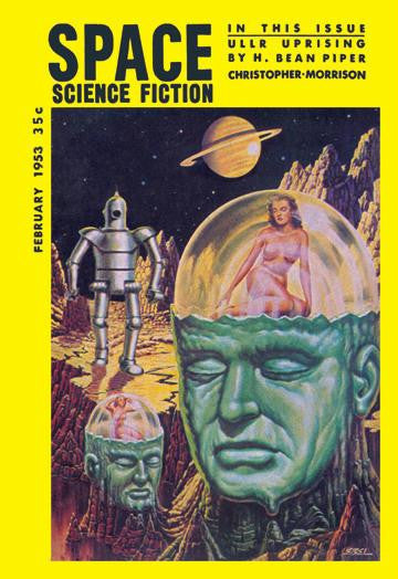 Space Science Fiction, February 1853 20x30 poster