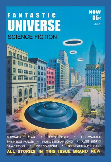 Fantastic Universe: UFOs in New York 20x30 poster