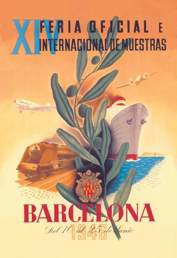 XIV Official International Model Fair in Barcelona #1 20x30 poster