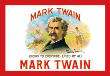 Mark Twain Cigars 20x30 poster