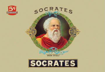 Socrates Cigars - Know Thyself 20x30 poster