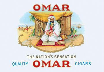 Quality Omar Cigars 20x30 poster