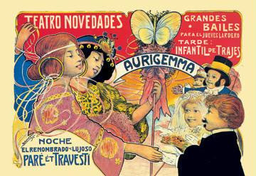 Teatro Novedades Aurigemma 20x30 poster