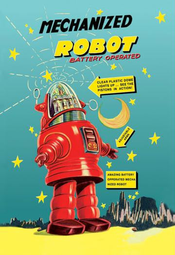 Mechanized Robot 20x30 poster