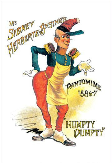 Mr. Sidney Herberte-Basing&#39;s Humpty Dumpty Pantomime 20x30 poster