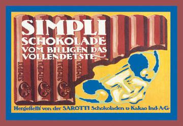 Simply Chocolate 20x30 poster