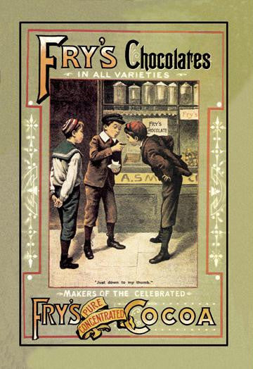 Fry&#39;s Chocolates 20x30 poster