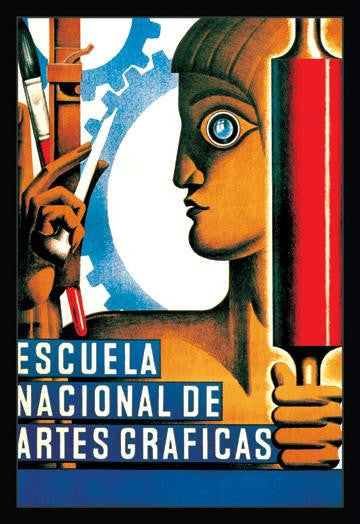 Escuela Nacional de Artes Graficas 20x30 poster