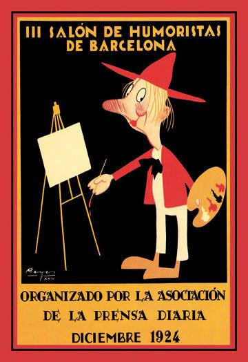 Salon de Humoristas de Barcelona III 20x30 poster