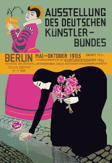 German Artist Exhibition 20x30 poster