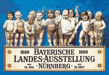 Bavarian National Exhibition 20x30 poster