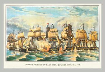 Perry&#39;s Victory on Lake Erie 20x30 poster